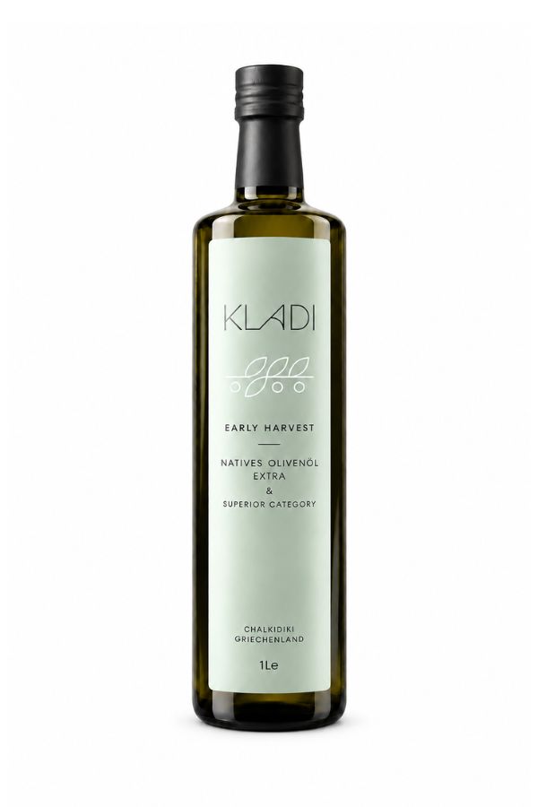 KLADI Early Harvest Olivenöl aus Chalkidiki – 1 Liter